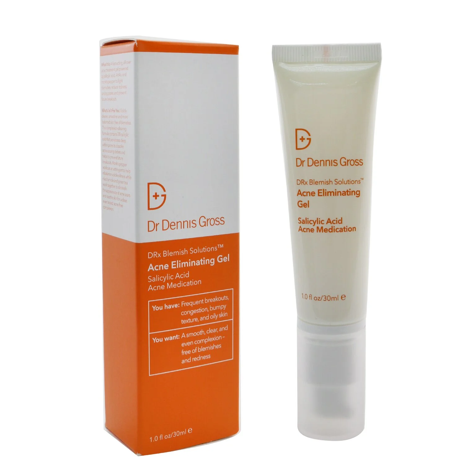 Dr Dennis Gross DRx Blemish Solutions Acne Eliminating Gel  30ml/1oz - Olabens