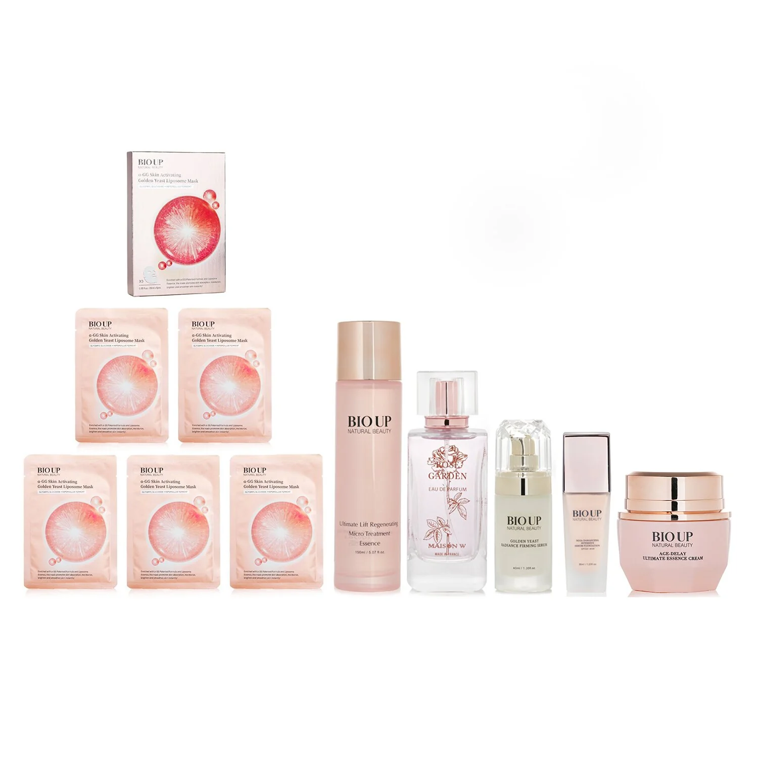 Maison W Maison W Rose Garden & Natural Beauty BIO UP Bundle  6pcs - Olabens