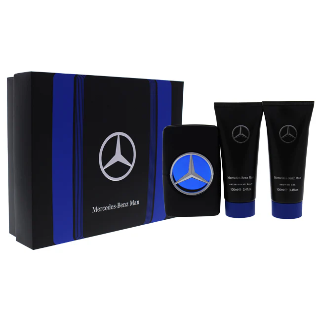 Mercedes-Benz Mercedes-Benz Man by Mercedes-Benz for Men - 3 Pc Gift Set 3.4oz EDT Spray, 3.4oz Shower Gel, 3.4oz After Shave - Olabens