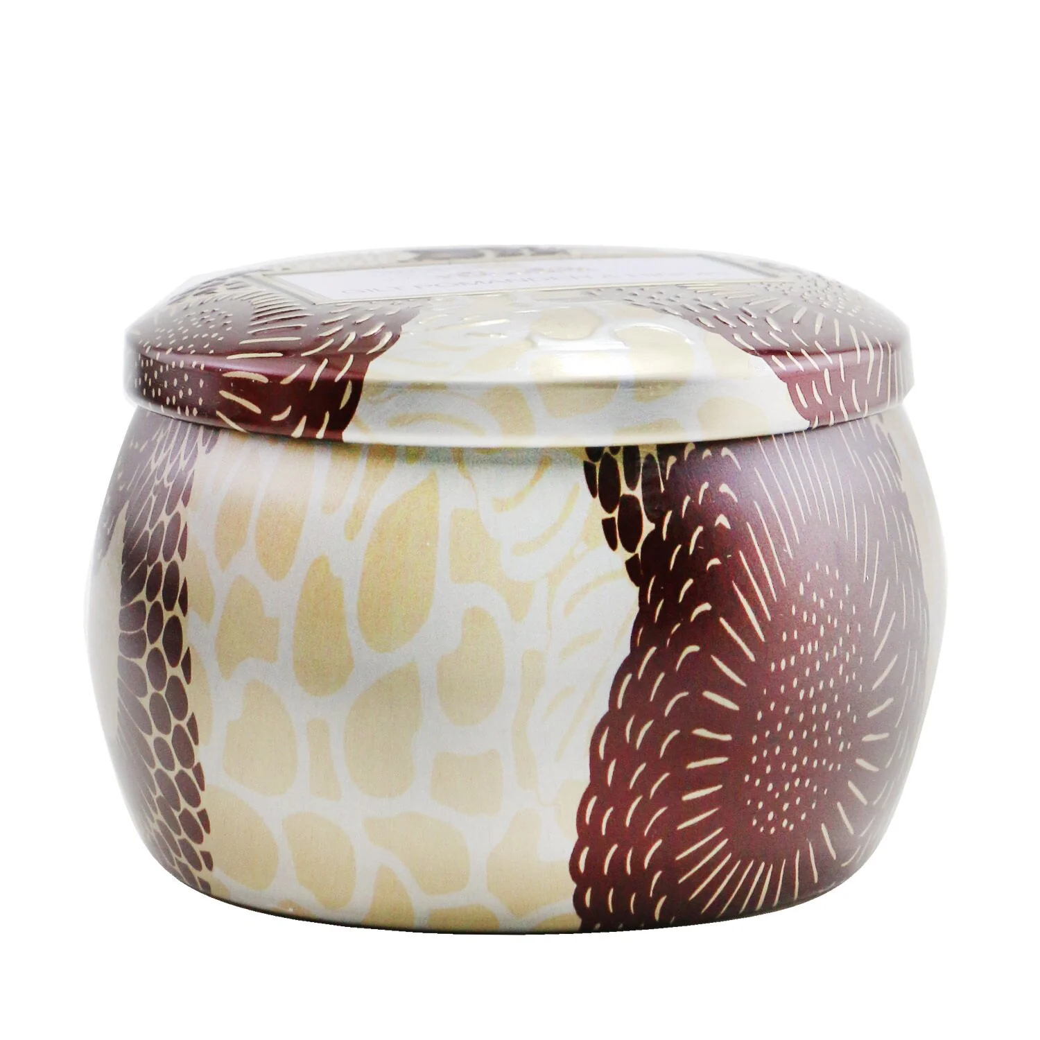 Voluspa Mini Tin Candle - Gilt Pomander & Hinoki  113g/4oz - Olabens