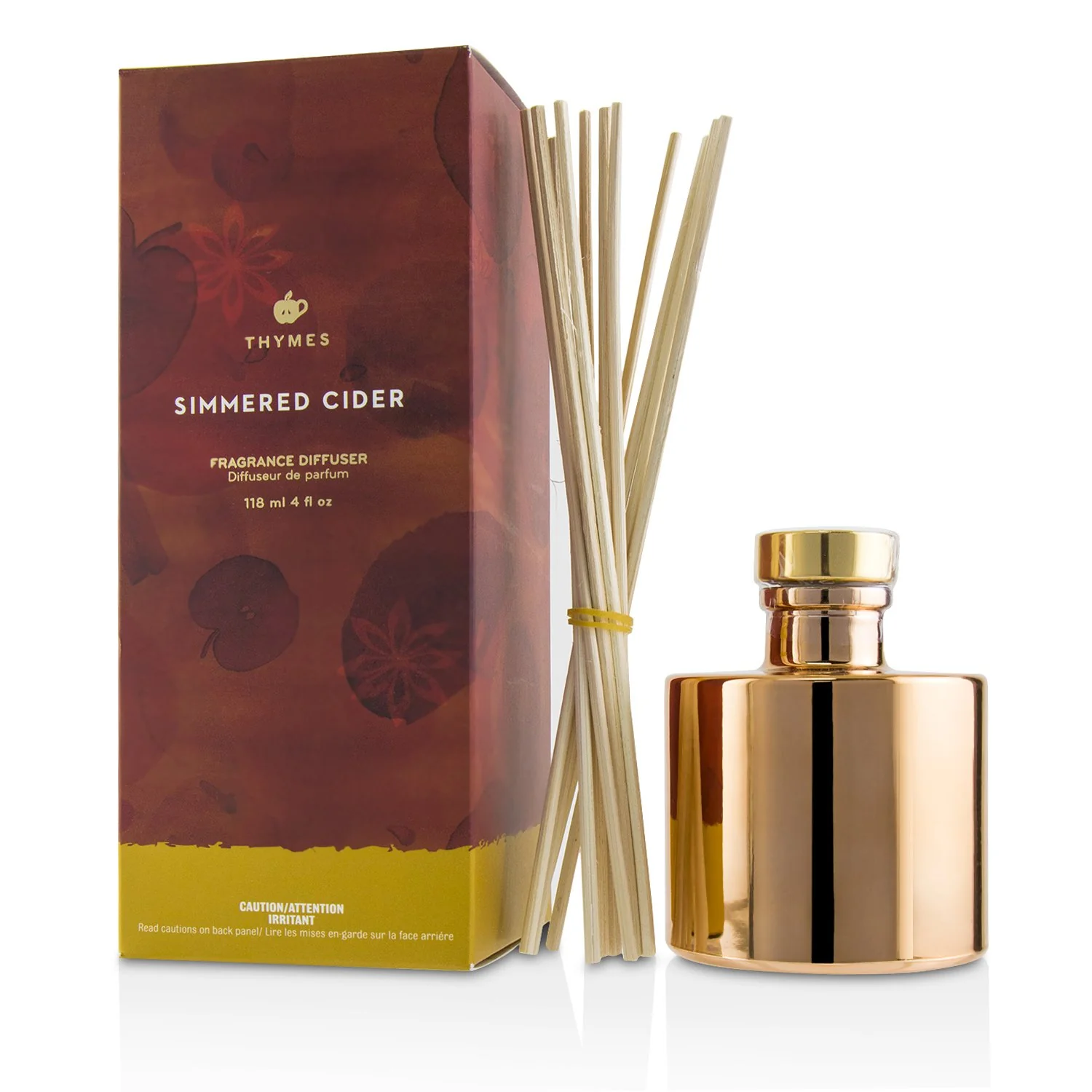 Thymes Reed Diffuser - Simmered Cider  118ml/4oz - Olabens