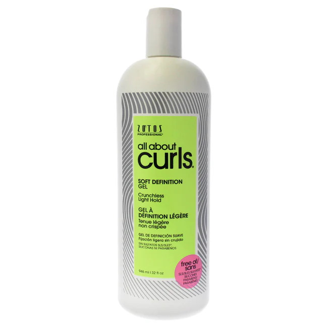 All About Curls Soft Definition Gel by All About Curls for Unisex - 32 oz Gel - Olabens