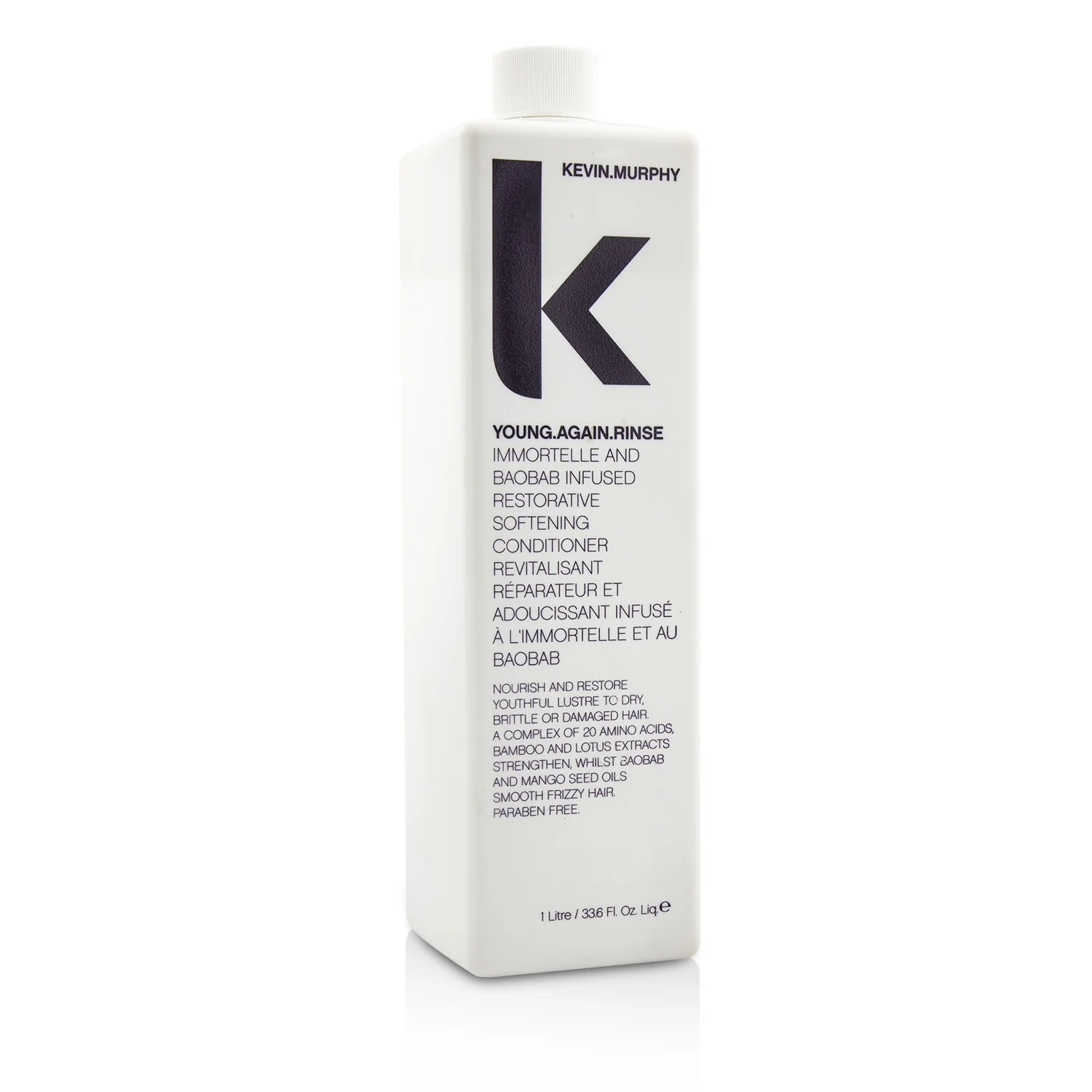 Kevin.Murphy Young.Again.Rinse (Immortelle and Baobab Infused Restorative Softening Conditioner - To Dry, Brittle or Damaged Hair)  1000ml/33.8oz - Olabens