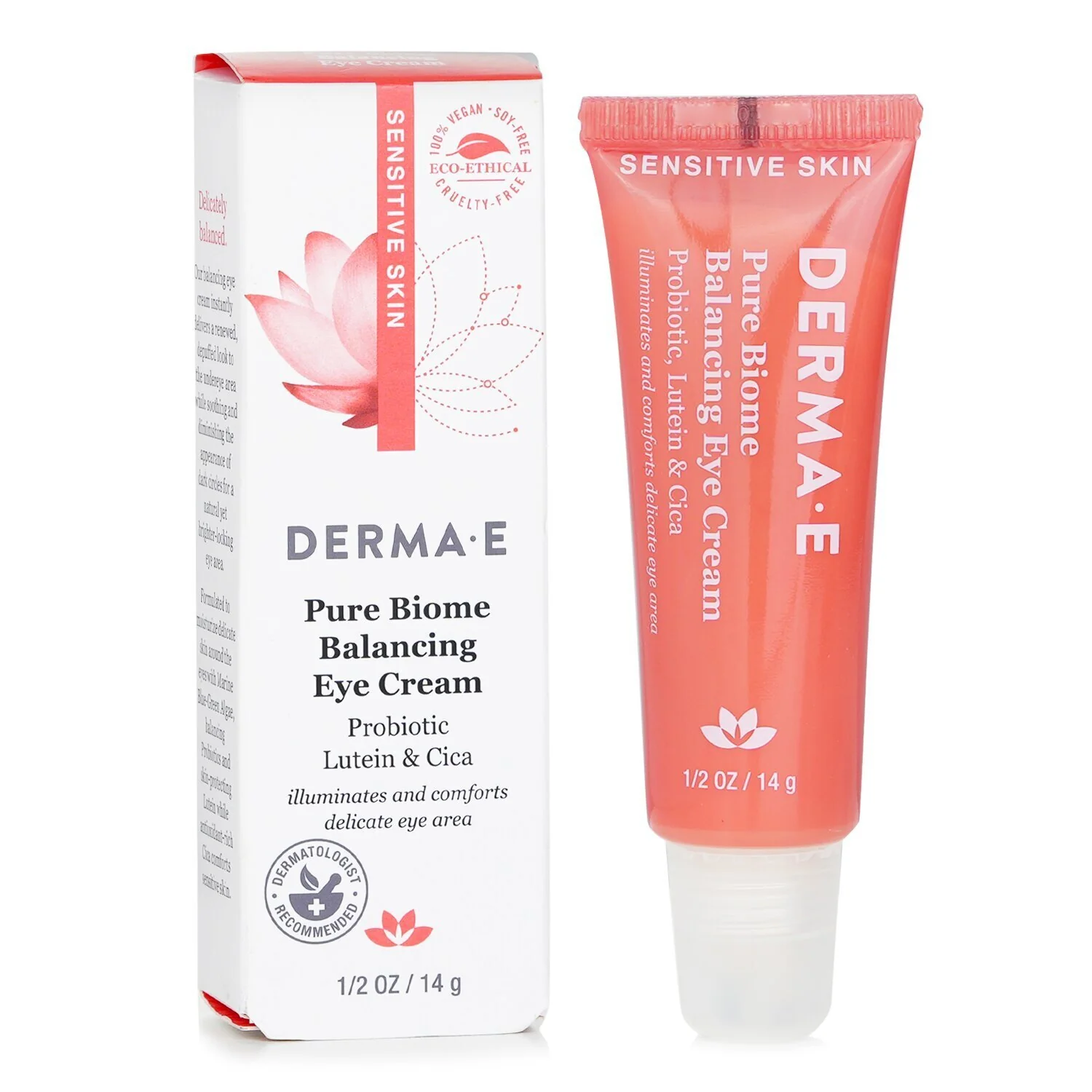 Derma E Pure Biome Balancing Eye Cream  14g/0.5oz - Olabens