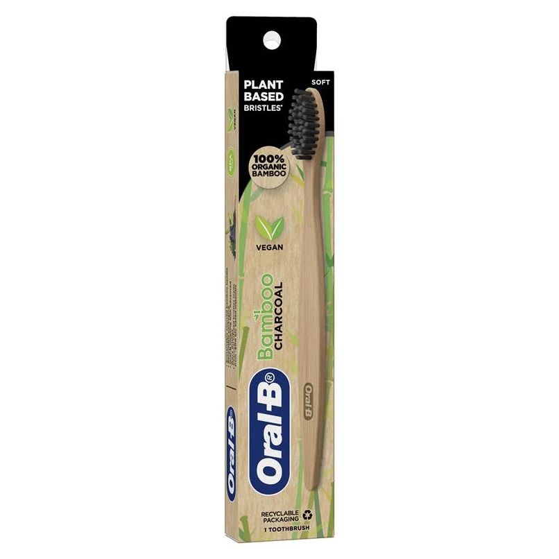 Oral B Toothbrush Bamboo Charcoal 1Pack - Olabens