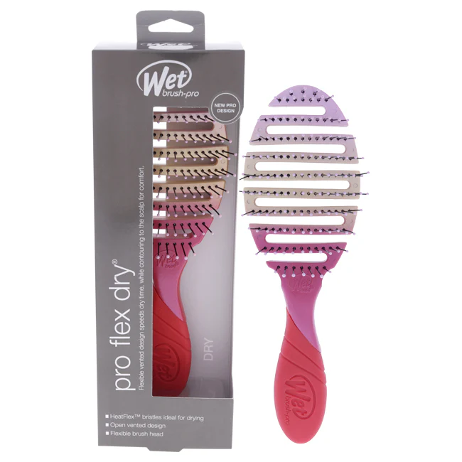 Wet Brush Pro Flex Dry Brush - Coral Ombre by Wet Brush for Unisex - 1 Pc Hair Brush - Olabens