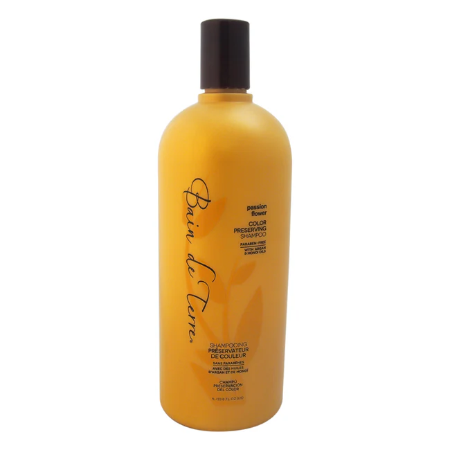 Bain de Terre Passion Flower Color Preserving Shampoo by Bain de Terre for Unisex - 33.8 oz Shampoo - Olabens