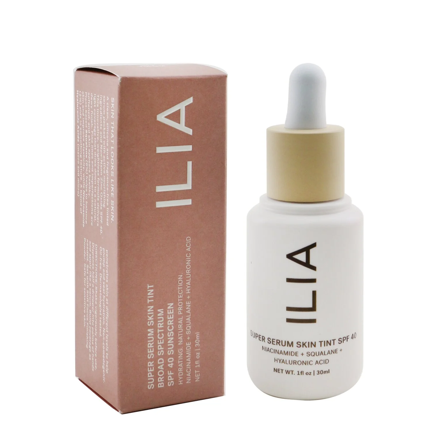 ILIA Super Serum Skin Tint SPF 40 - # ST3 Balos (Very Light With Neutral Cool Undertones)  30ml/1oz - Olabens