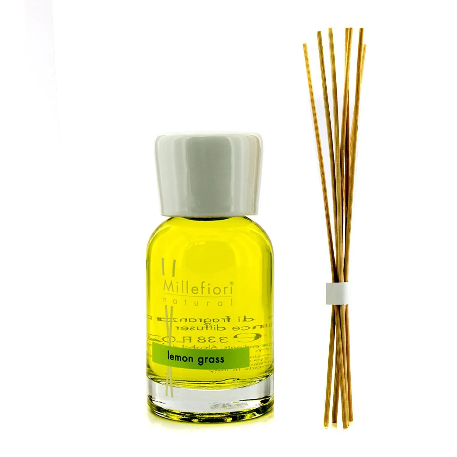 Millefiori Natural Fragrance Diffuser - Lemon Grass  500ml/16.9oz - Olabens