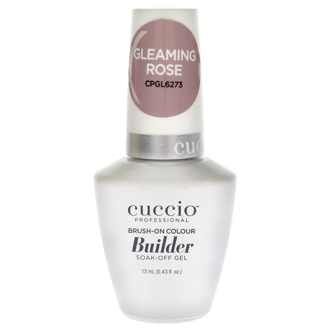 Cuccio Pro Brush-On Colour Builder Soak Off Gel - Gleaming Rose by Cuccio Pro for Women - 0.43 oz Nail Polish - Olabens