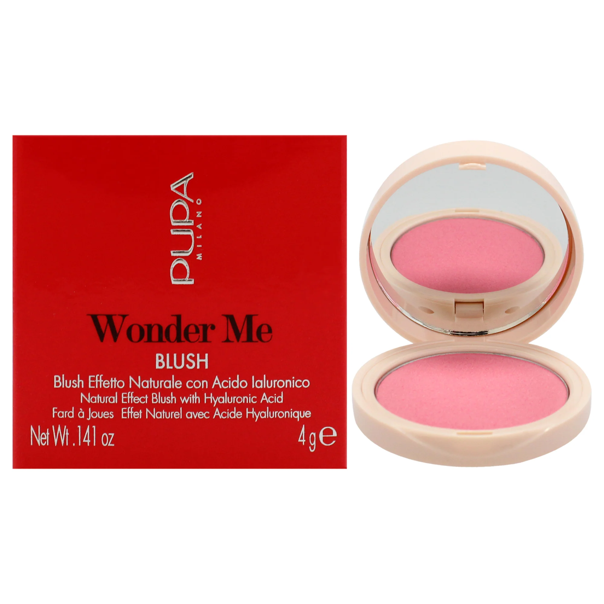 Wonder Me Blush - 006 First Kiss-Radiant by Pupa Milano for Women - 0.141 oz Blush - Olabens