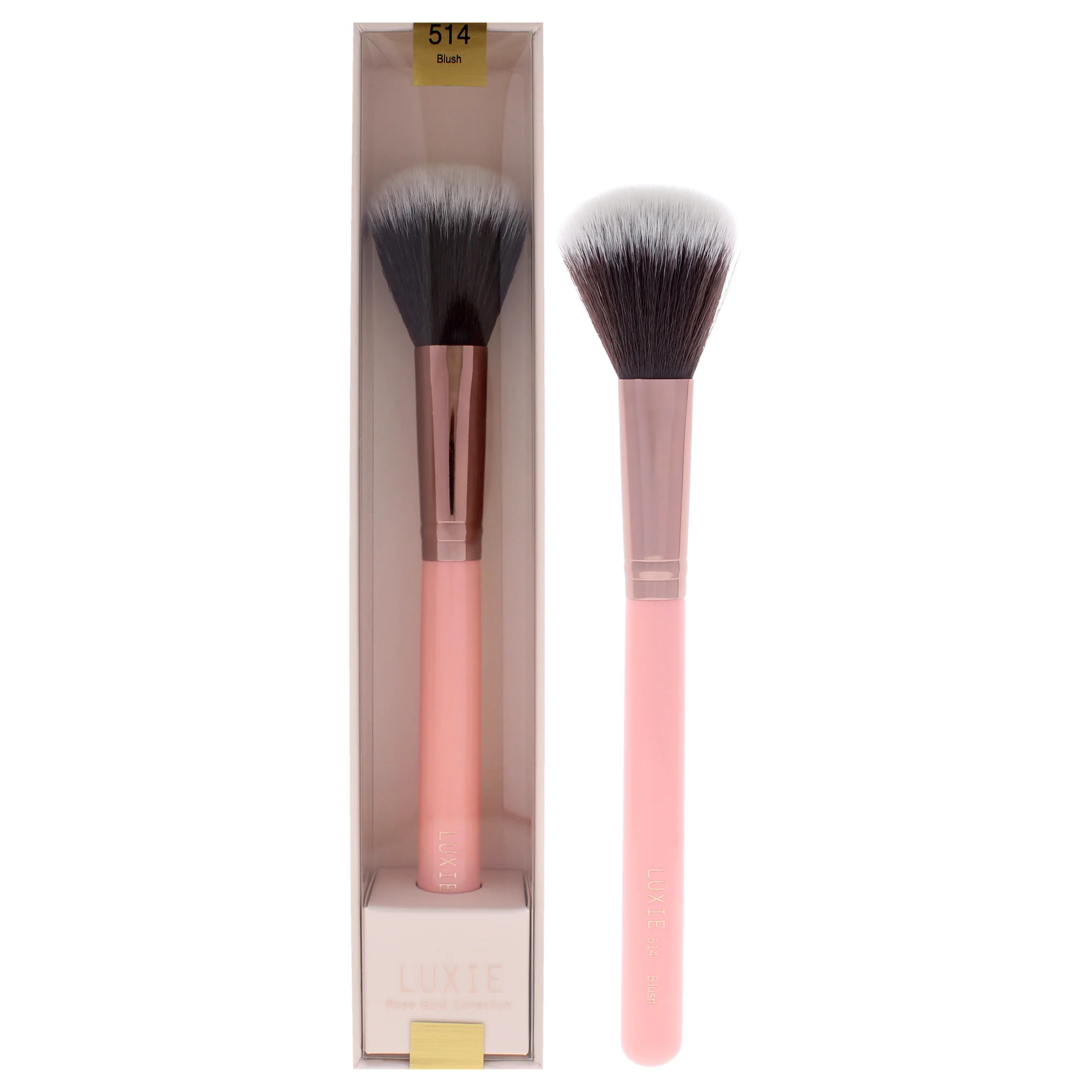 Rose Gold Blush Brush - 514 by Luxie for Women - 1 Pc Brush - Olabens