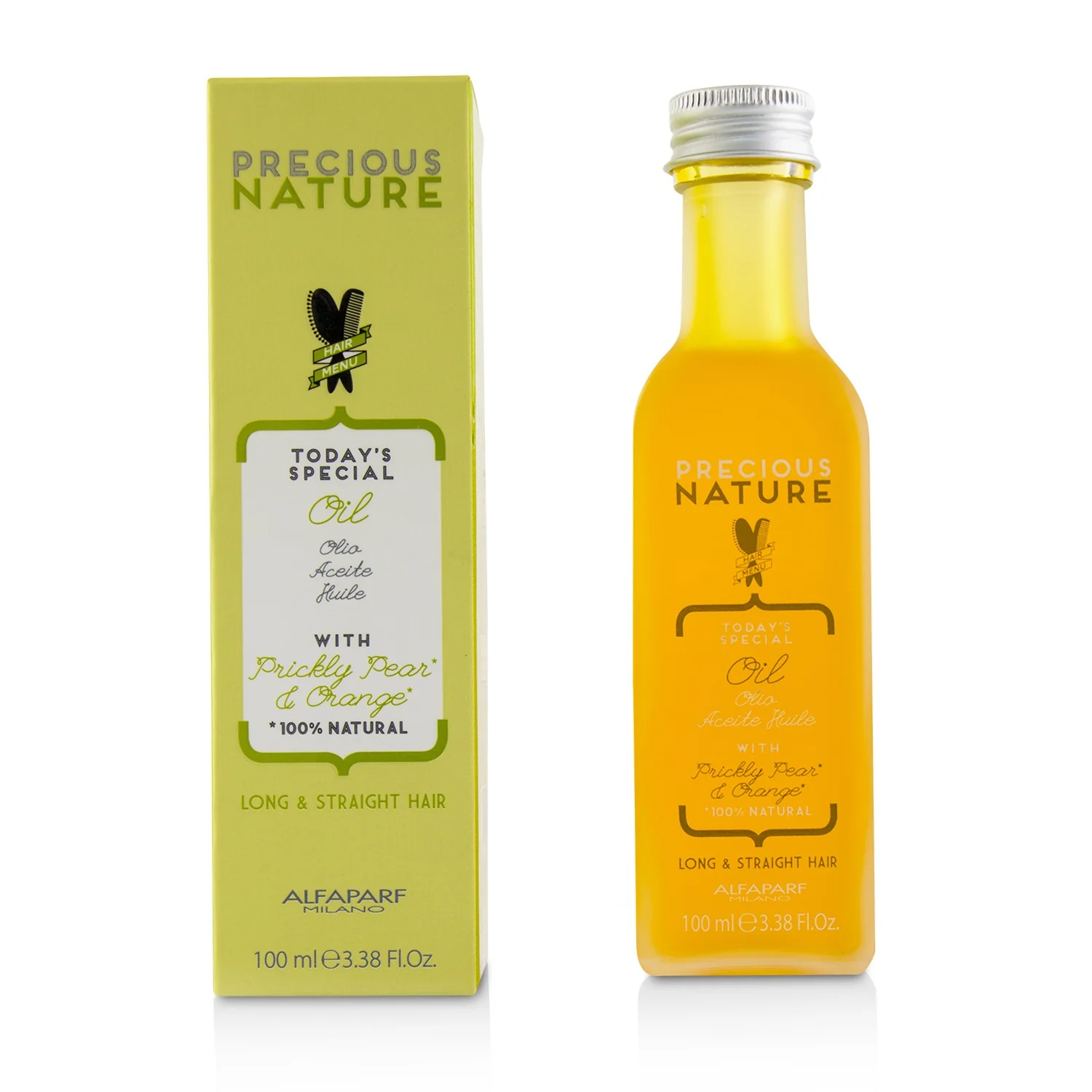 AlfaParf Precious Nature Today's Special Oil with Prickly Pear & Orange (Long & Straight Hair)  100ml/3.38oz - Olabens