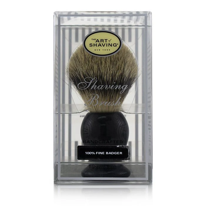 The Art Of Shaving Handcrafted 100% Fine Badger Shaving Brush - # Black - Olabens