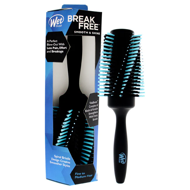 Wet Brush Smooth and Shine Round Brush - Fine-Medium by Wet Brush for Unisex - 1 Pc Hair Brush - Olabens