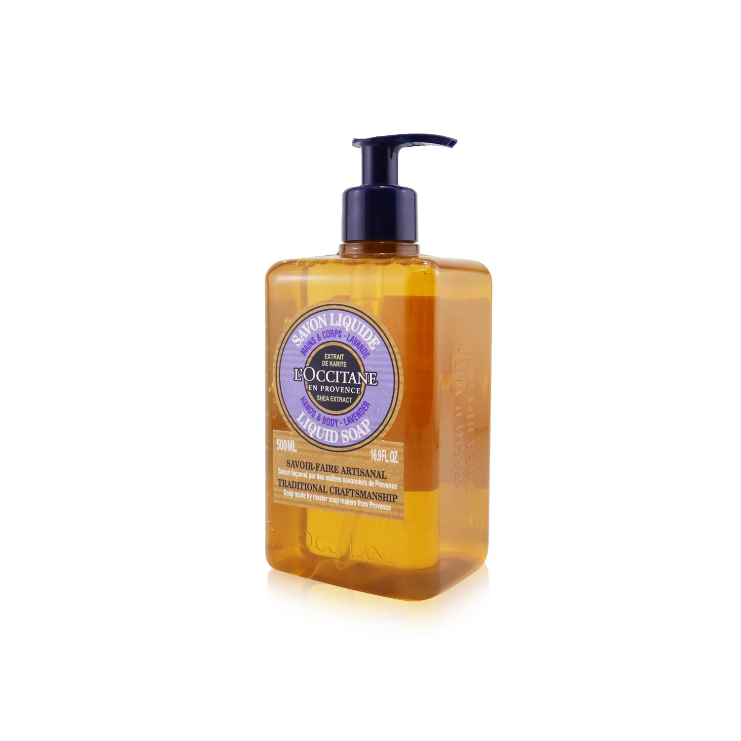 L'Occitane Lavender Liquid Soap For Hands & Body  500ml/16.9oz - Olabens