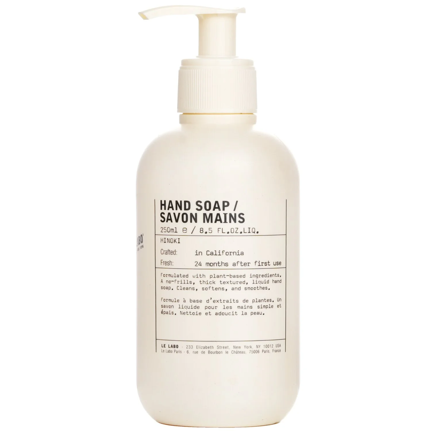 Le Labo Hinoki Hand Soap  250ml - Olabens