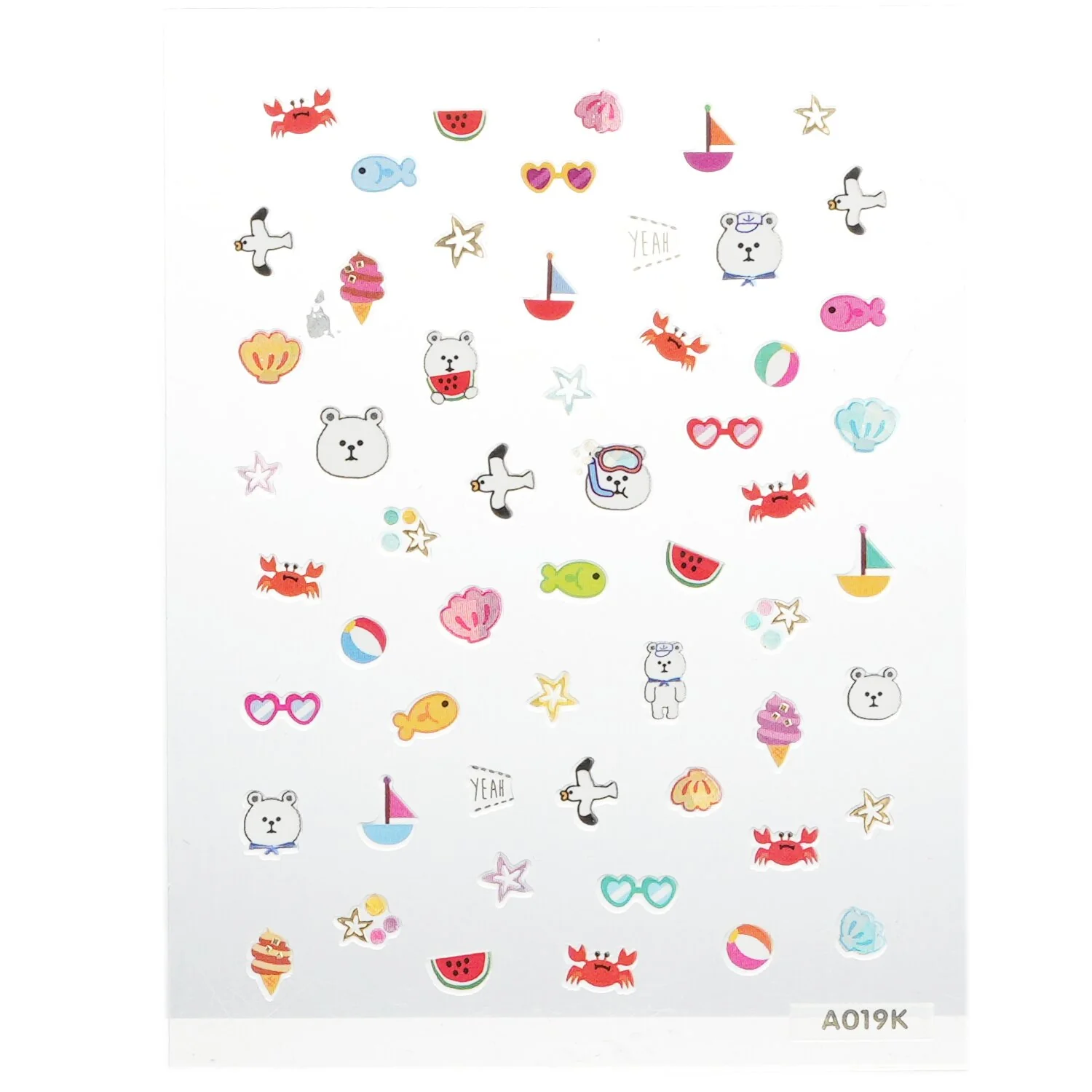 April Korea April Kids Nail Sticker - # A019K  1pack - Olabens