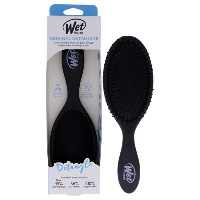 Wet Brush Original Detangler Brush - Black by Wet Brush for Unisex - 1 Pc Hair Brush - Olabens