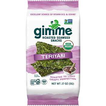 Gimme Roasted Seaweed Snacks Teriyaki 6x5g - Olabens