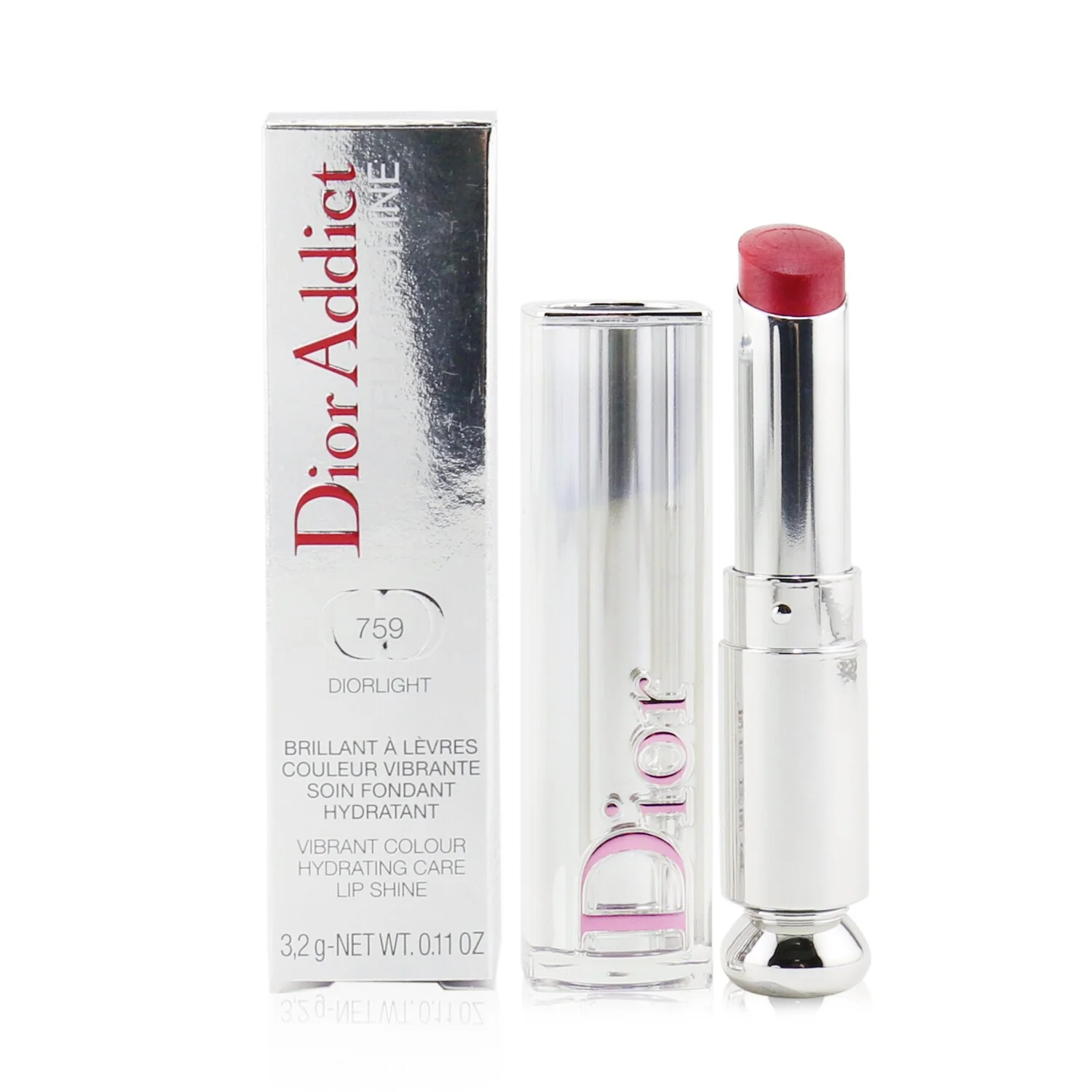 Christian Dior Dior Addict Stellar Shine Lipstick - # 859 Diorinfinity (Red)  3.2g/0.11oz - Olabens