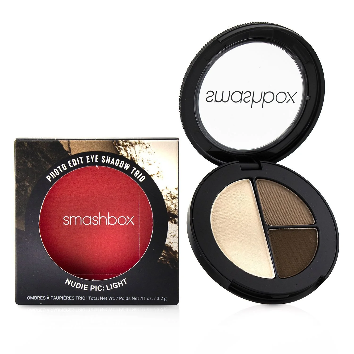 Smashbox Photo Edit Eye Shadow Trio - # Punked (Blackout, Punked, Rock Icon)  3.2g/0.11oz - Olabens