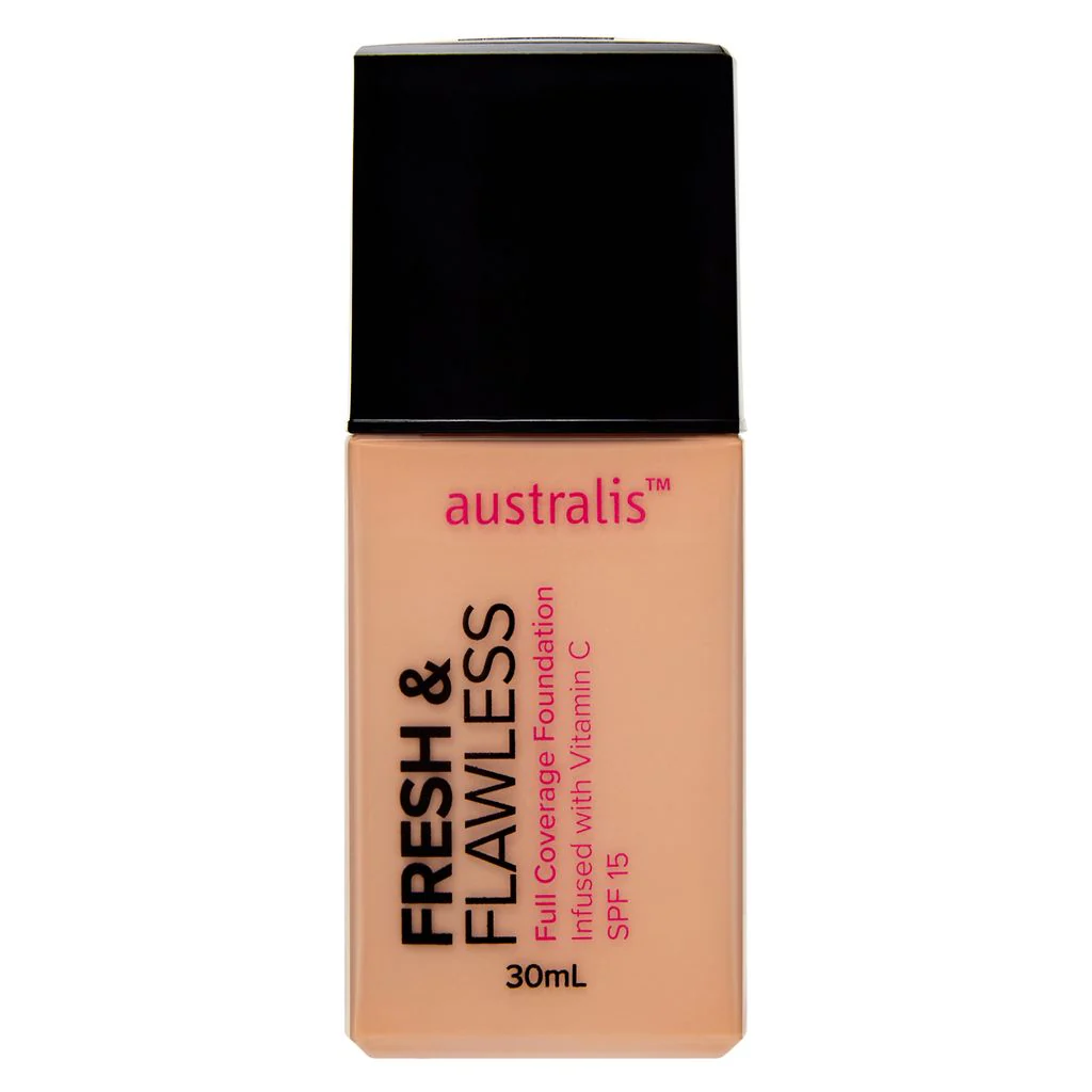 Australis Fresh & Flawless Foundation 30ml - Latte - Olabens