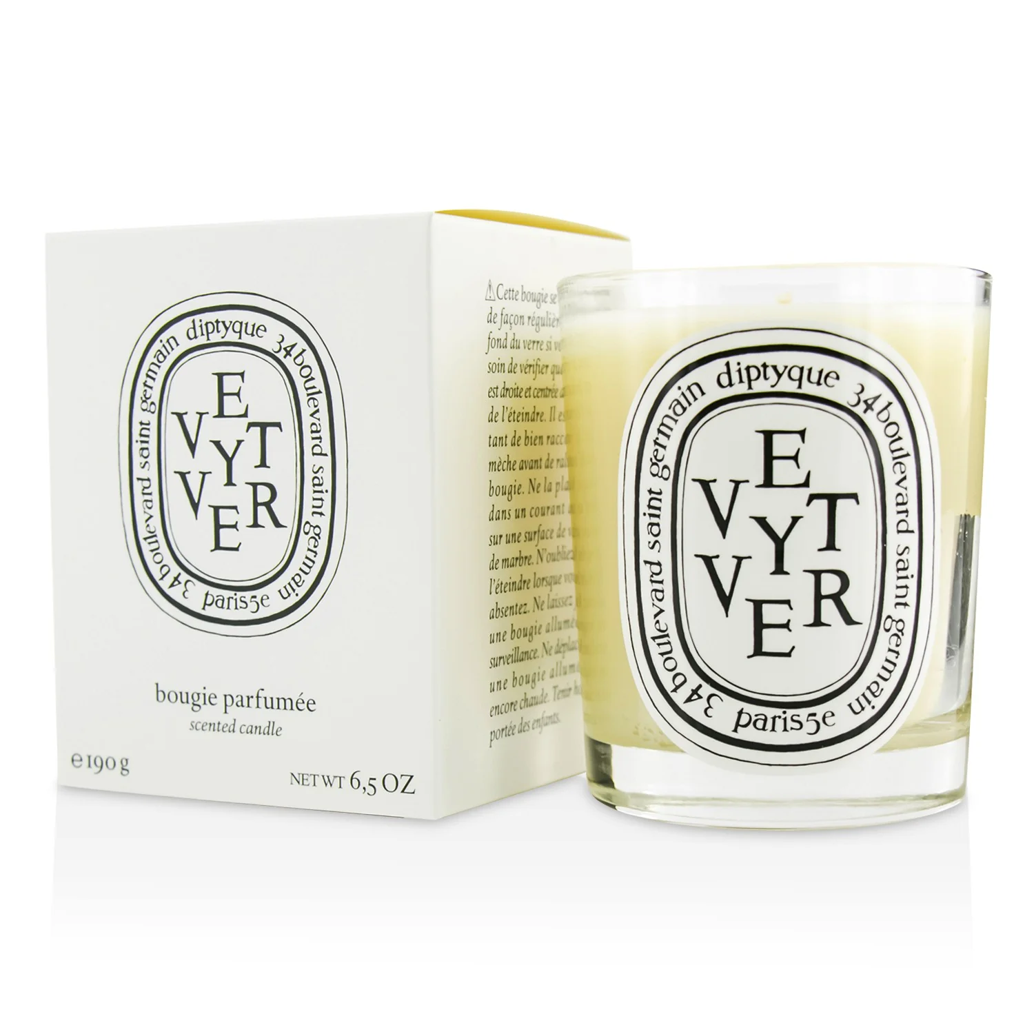 Diptyque Scented Candle - Vetyver (Vetiver)  190g/6.5oz - Olabens