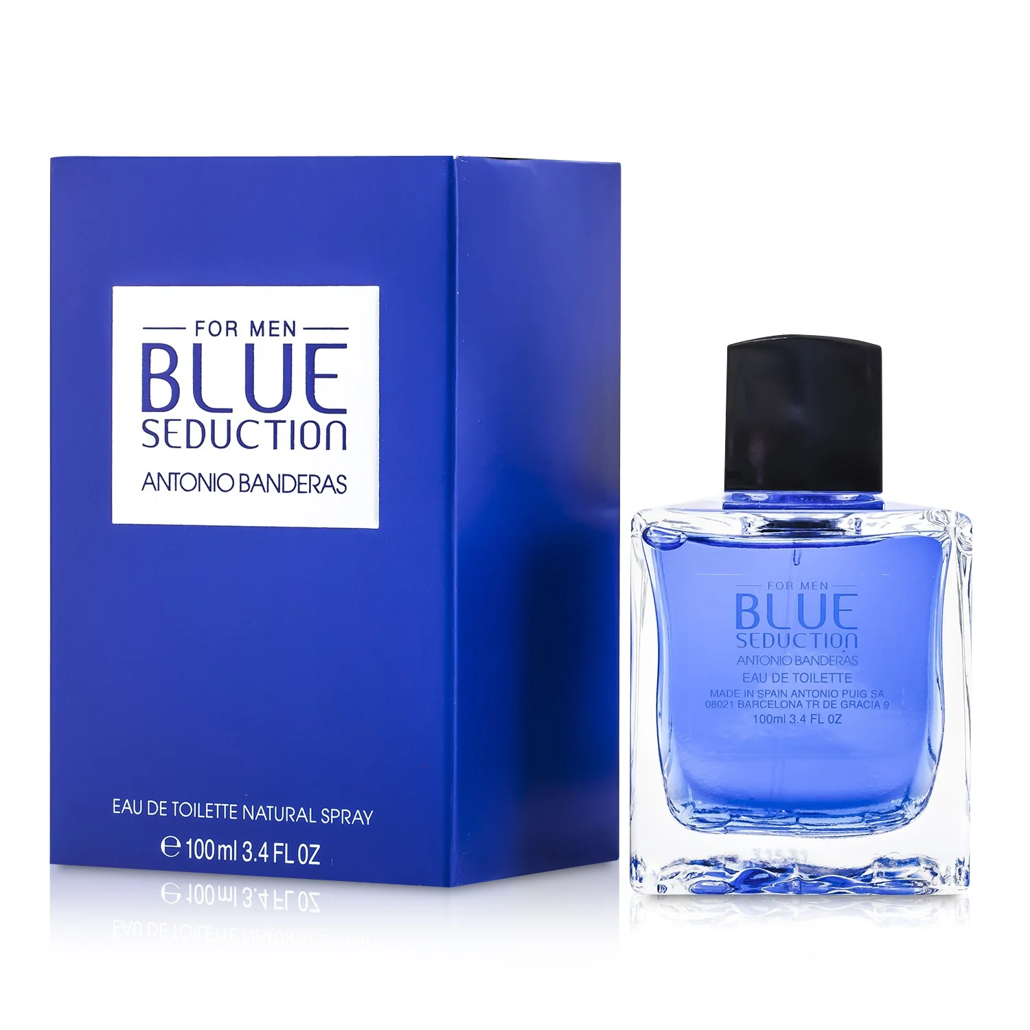 Antonio Banderas Blue Seduction Eau De Toilette Spray  100ml/3.4oz - Olabens