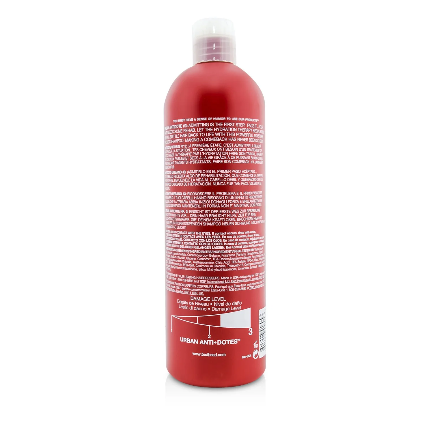 Tigi Bed Head Urban Anti+dotes Resurrection Shampoo  750ml/25.36oz - Olabens