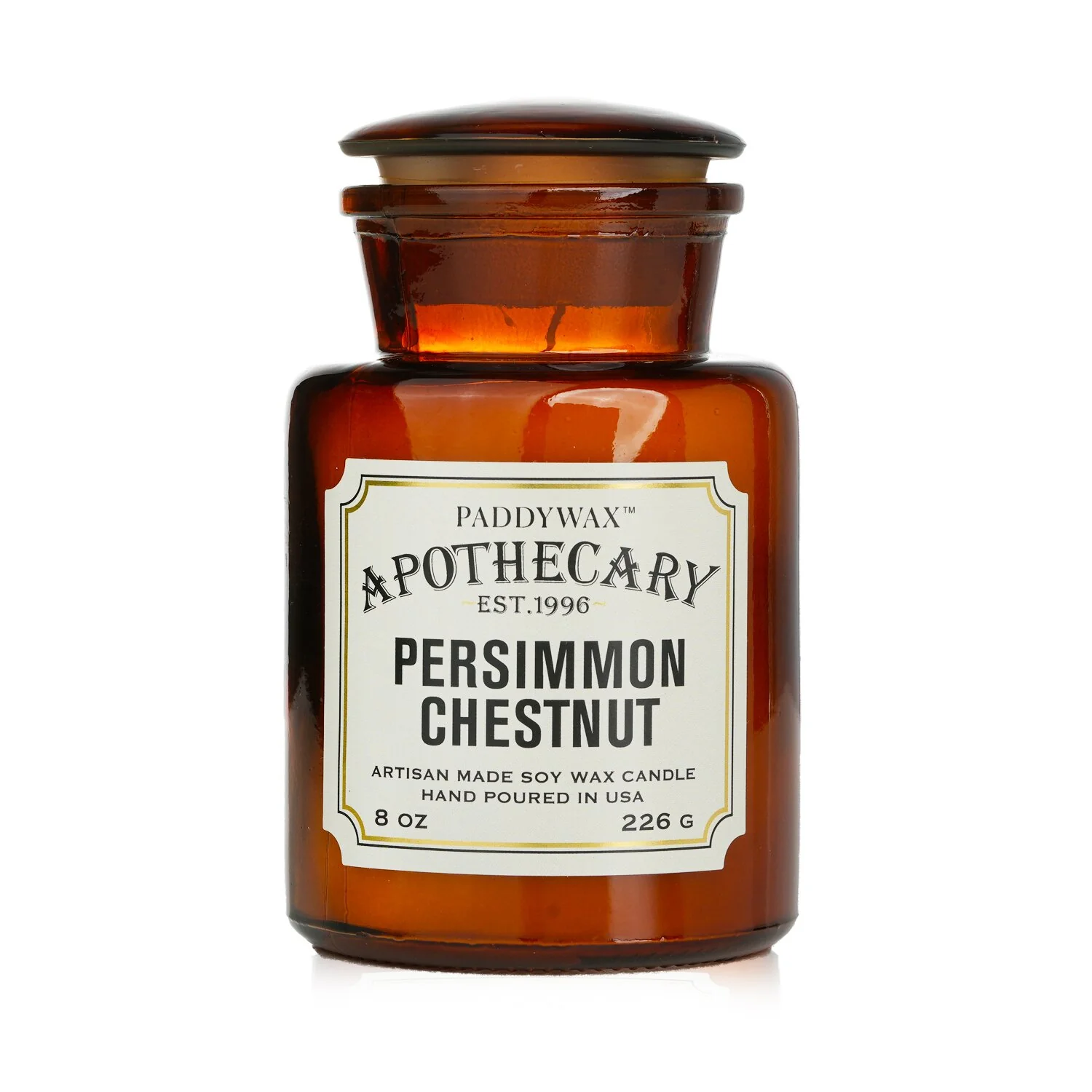 Paddywax Apothecary Candle - Persimmon Chestnut  226g/8oz - Olabens