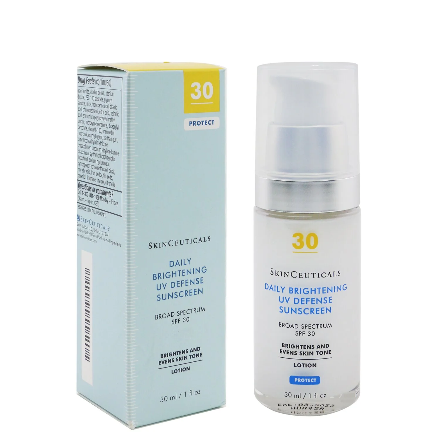Skin Ceuticals Daily Brightening UV Defense Sunscreen SPF 30  30ml/1oz - Olabens