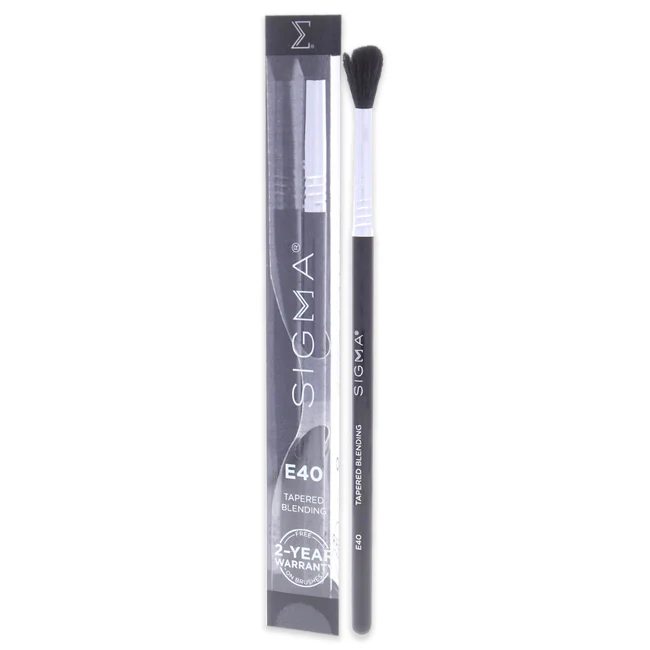 Tapered Blending Brush - E40 Black-Chrome by SIGMA for Women - 1 Pc Brush - Olabens