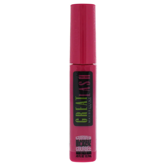 Maybelline Great Lash Curved Brush Mascara - # 120 Blackest Black by Maybelline for Women - 0.43 oz Mascara - Olabens