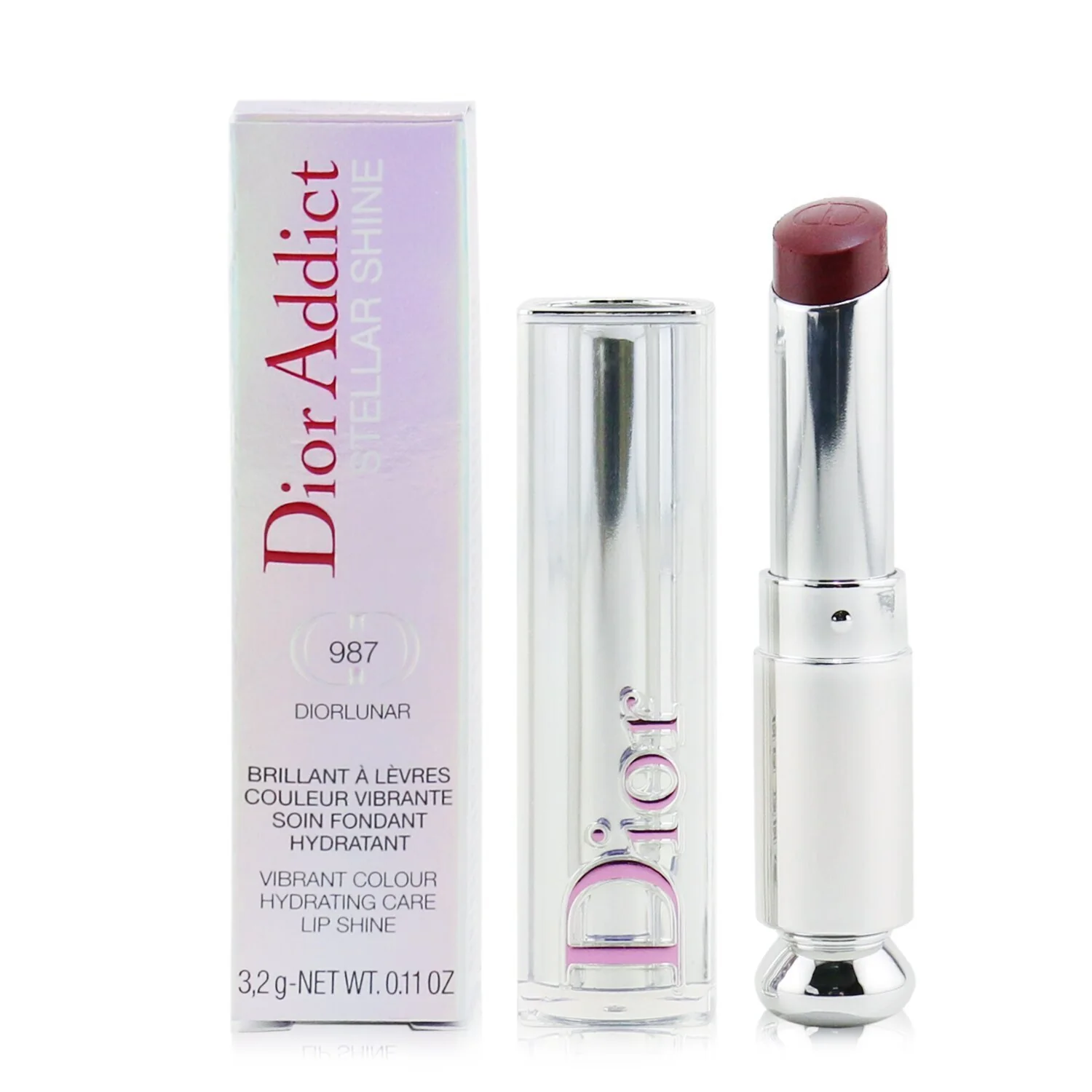 Christian Dior Dior Addict Stellar Shine Lipstick - # 649 Diorosphere (Dark Peach)  3.2g/0.11oz - Olabens