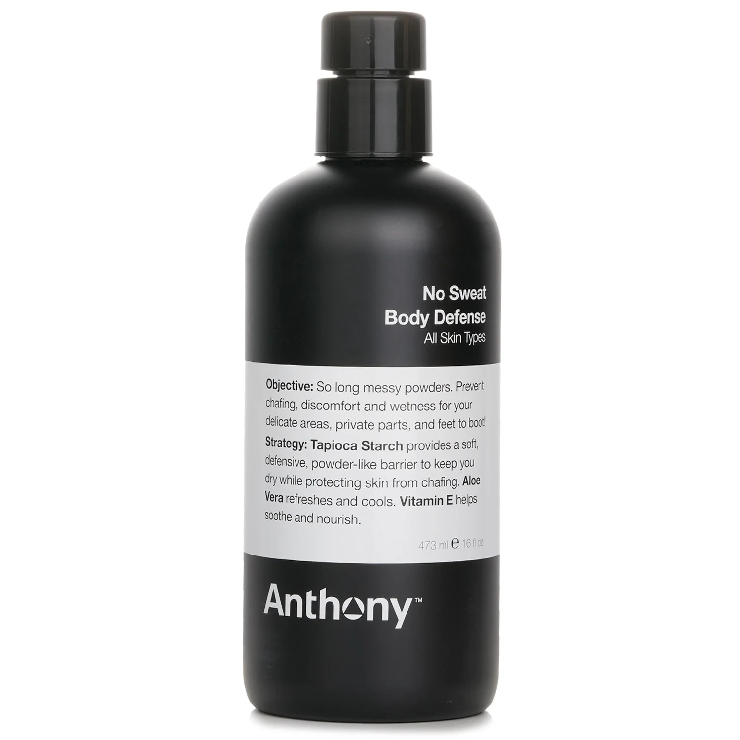 Anthony Logistics For Men No Sweat Body Defense  473ml/16oz - Olabens
