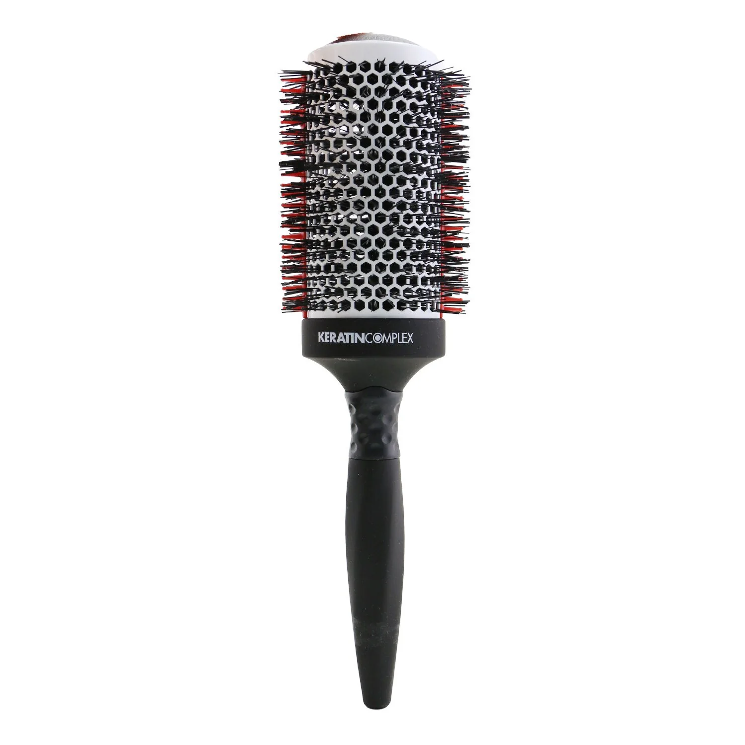 Keratin Complex Ceramic Technology Nano-Sliver Ions Heat Resistant Ceramic+Ionic Round Brush (3.5 Inch)  1pc - Olabens