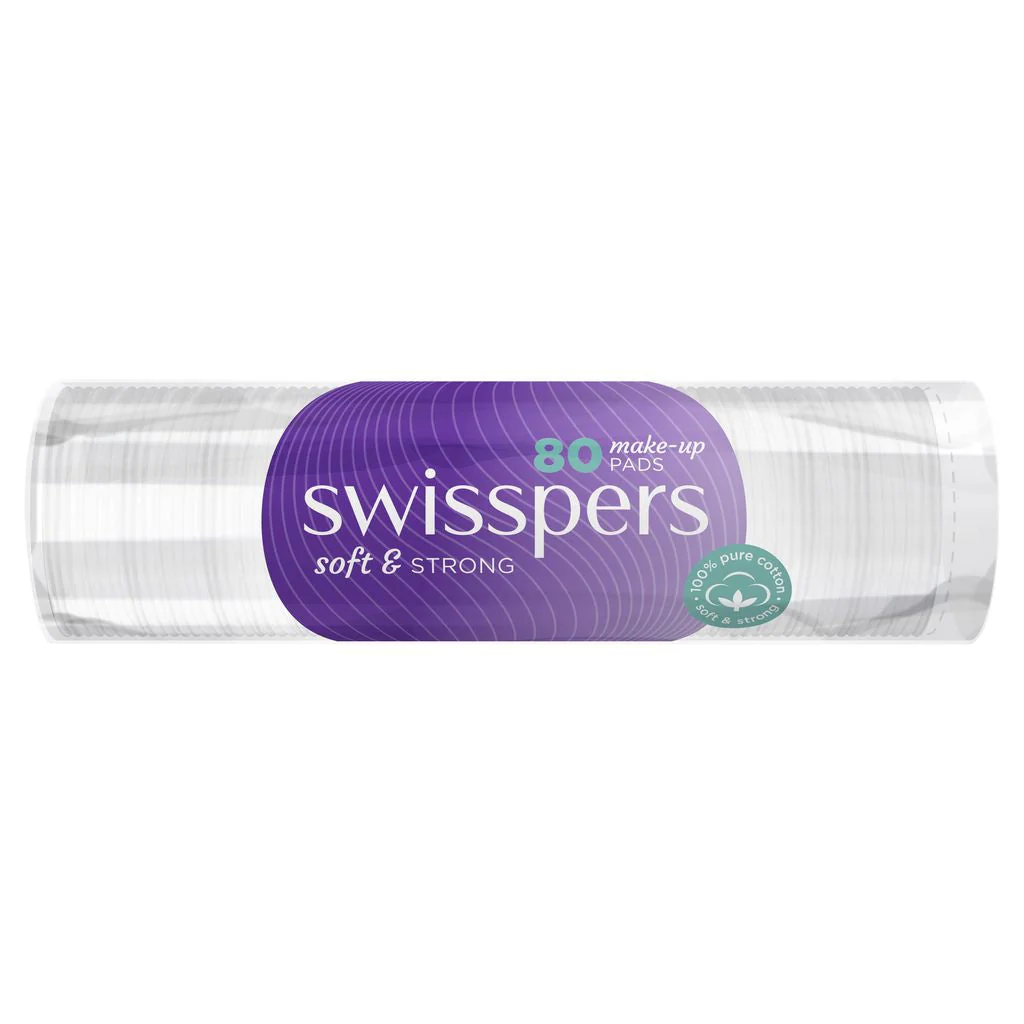 Swisspers Make-Up Pads 80 pack - Olabens