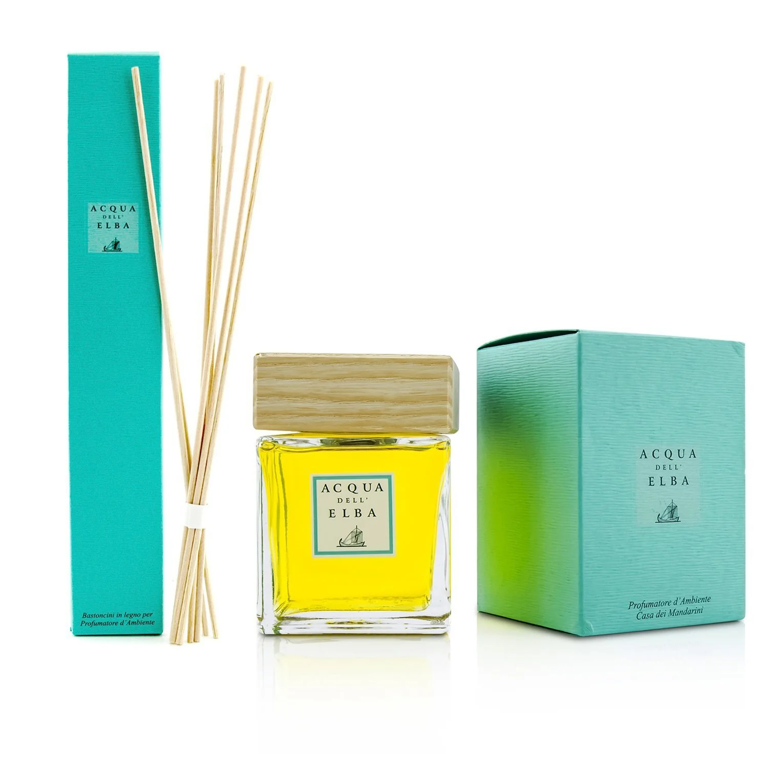 Acqua Dell'Elba Home Fragrance Diffuser - Casa Dei Mandarini  500ml/17oz - Olabens