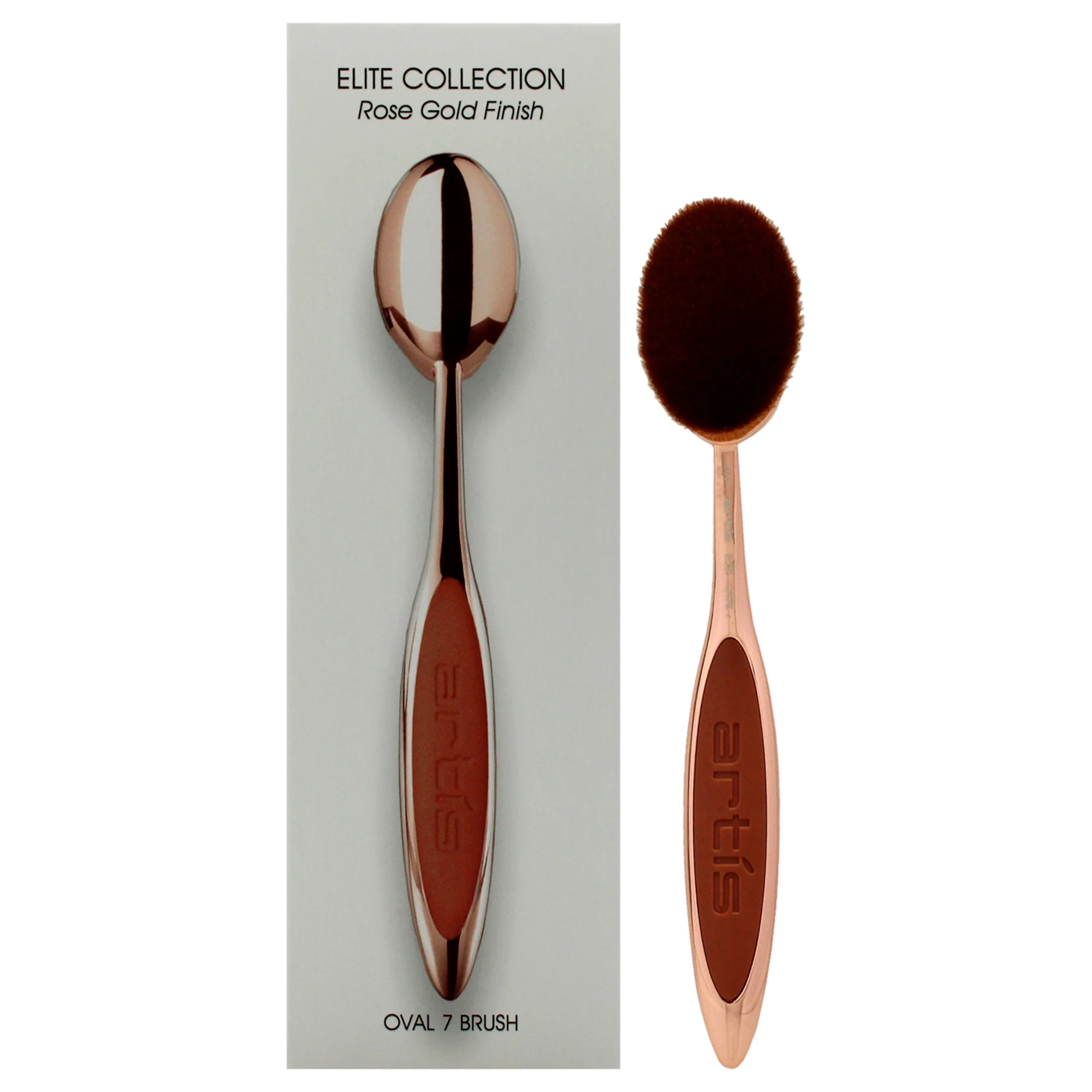 Elite Collection Oval 7 Brush - Rose Gold by Artis for Women - 1 Pc Brush - Olabens