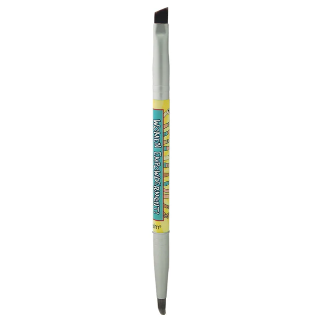 the Balm Women Empowderment - Double-Ended Eyebrow/Eyeliner Brush by the Balm for Women - 1 Pc Brush - Olabens