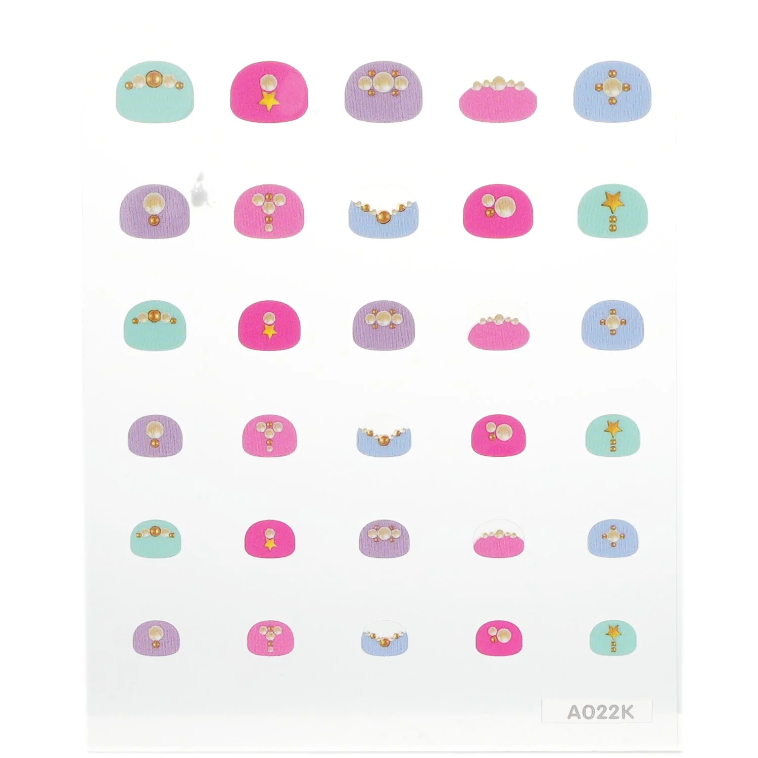 April Korea April Kids Nail Sticker - # A022K  1pack - Olabens