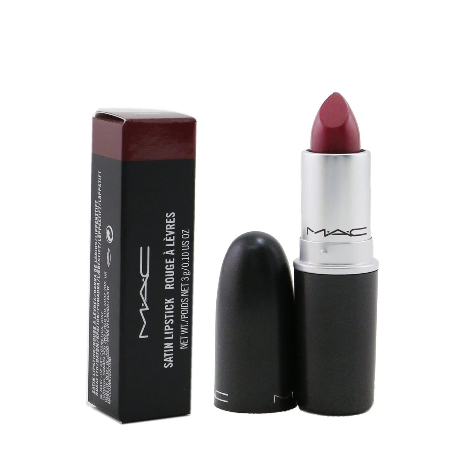 MAC Lipstick - Amorous (Satin)  3g/0.1oz - Olabens