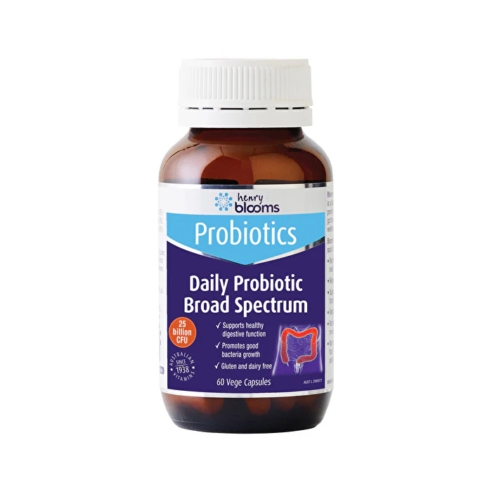 Henry Blooms Daily Probiotic Broad Spectrum 60c - Olabens