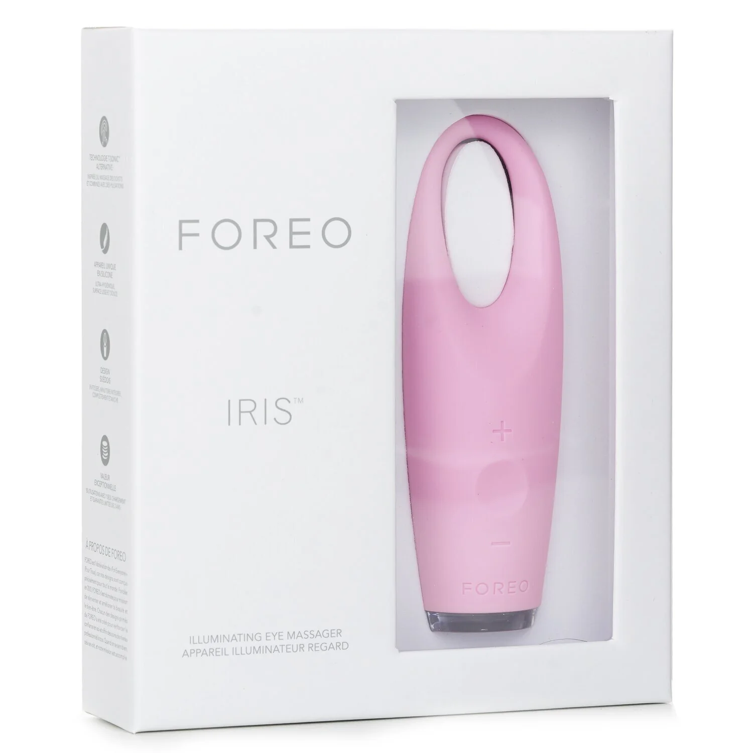 FOREO Iris Illuminating Eye Massager - # Petal Pink  1pcs - Olabens