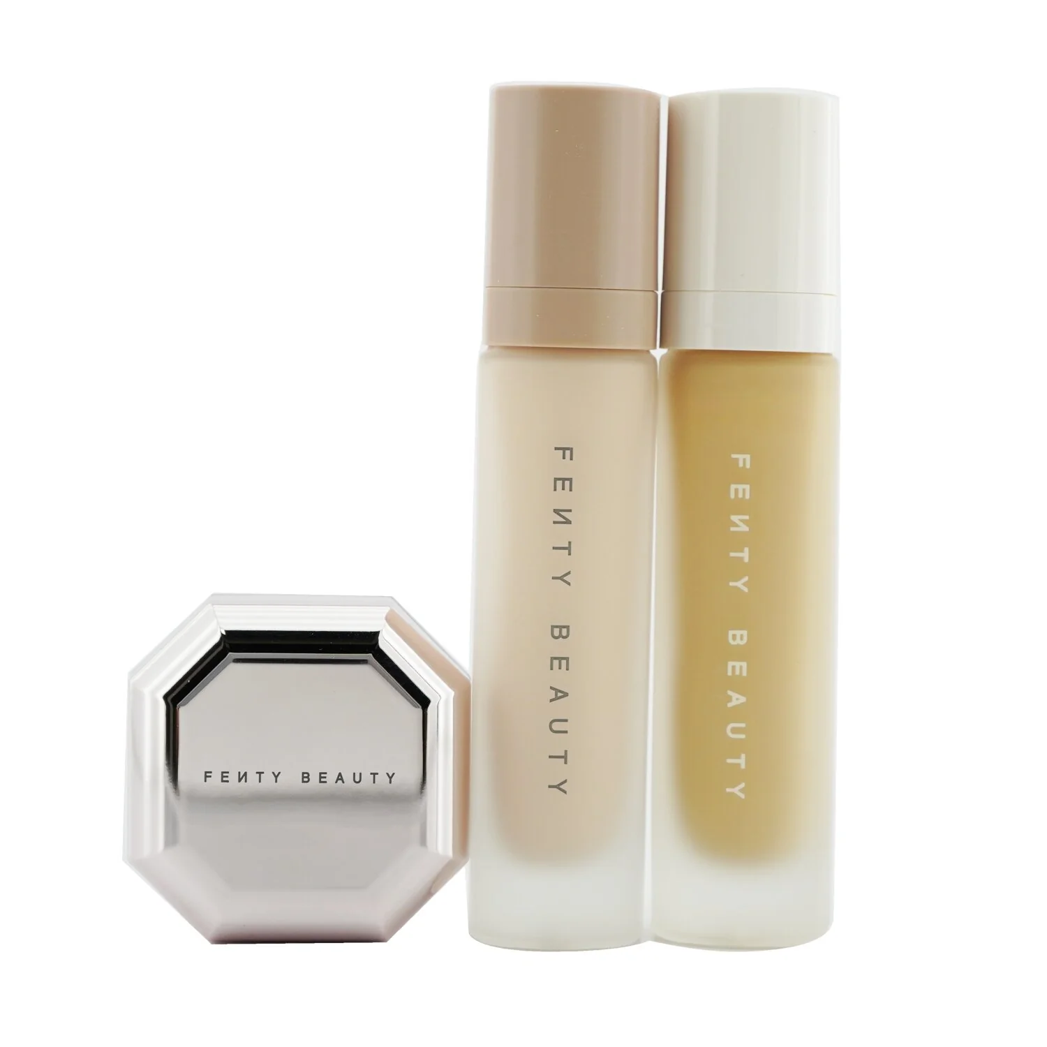 Fenty Beauty by Rihanna Pro Filt'R Soft Matte Complexion Kit: Foundation 32ml + Primer 32ml + Instant Retouch Setting Powder 7.8g - #120  3pcs - Olabens