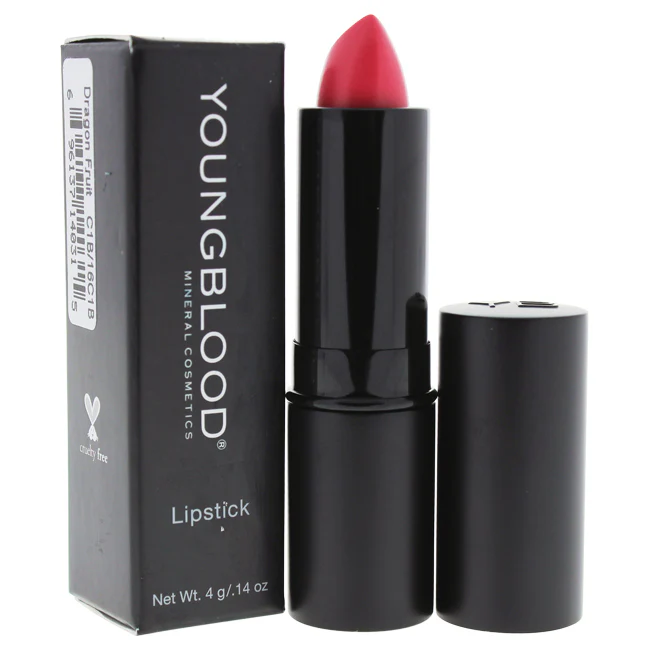 Mineral Creme Lipstick - Dragon Fruit by Youngblood for Women - 0.14 oz Lipstick - Olabens