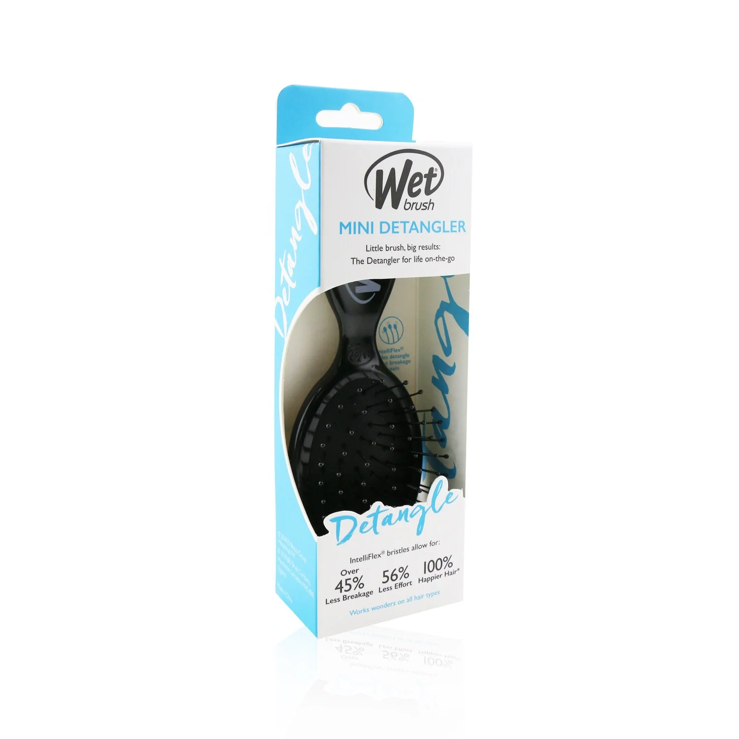 Wet Brush Mini Detangler - # Black  1pc - Olabens