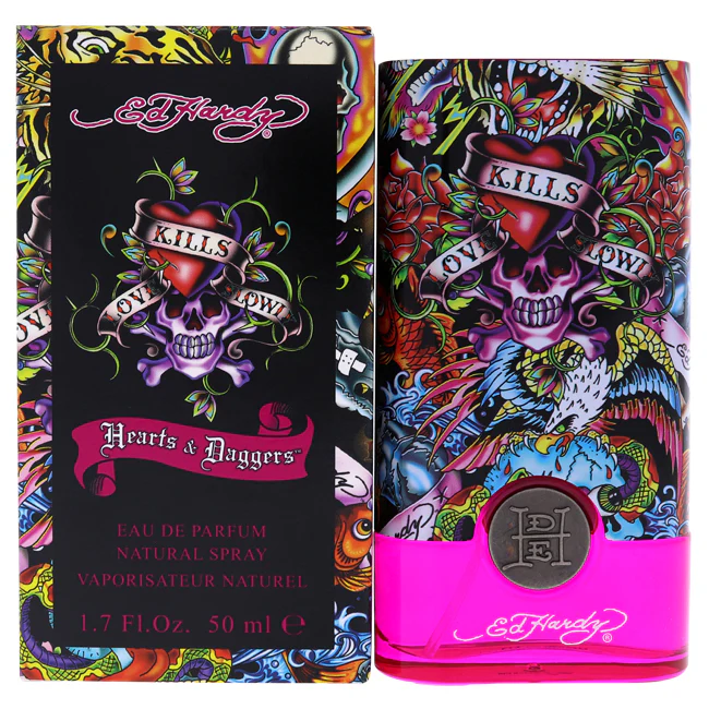 Christian Audigier Ed Hardy Hearts and Daggers by Christian Audigier for Women - 1.7 oz EDP Spray - Olabens