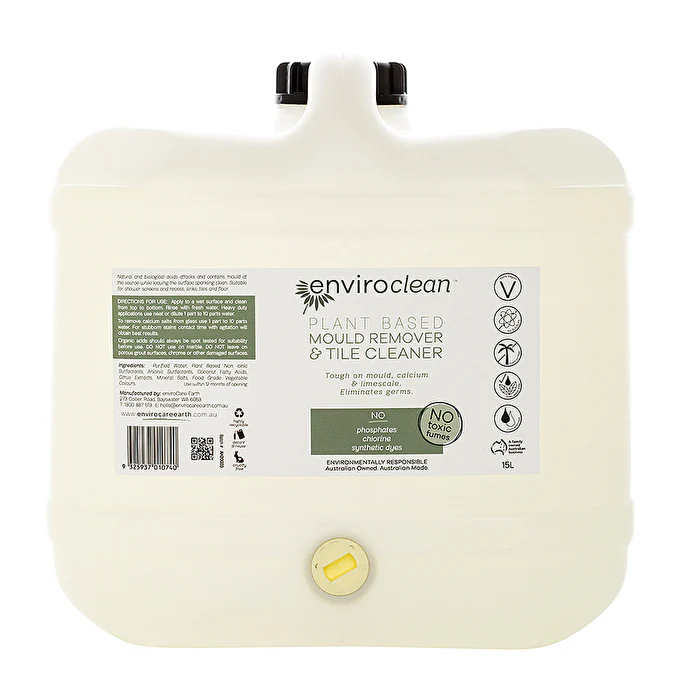EnviroClean Plant Based Mould Remover & Tile Cleaner 15000ml - Olabens